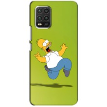 Чехол с Симпсонами для Xiaomi Mi 10 Lite (VPrint) (Гомер Симпсон)