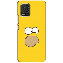 Чехол с Симпсонами для Xiaomi Mi 10 Lite (VPrint) (Гомер)