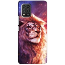 Чехол со Львом для Xiaomi Mi 10 Lite (VPrint) (Красочный Лев)