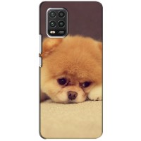 Чехол (ТПУ) Милые собачки для Xiaomi Mi 10 Lite – Померанский шпиц