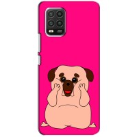 Чехол (ТПУ) Милые собачки для Xiaomi Mi 10 Lite (Веселый Мопсик)