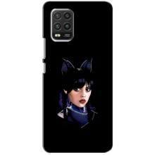 Чехлы Венсдей на Xiaomi Mi 10 Lite Уэнсдей (AlphaPrint) (серьезная Уэнздей)