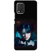 Чехлы Венсдей на Xiaomi Mi 10 Lite Уэнсдей (AlphaPrint) (взгляд Уэнздей)
