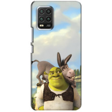 Чехол с мультфильмом Шрек на Xiaomi Mi 10 Lite – Шрек и осел