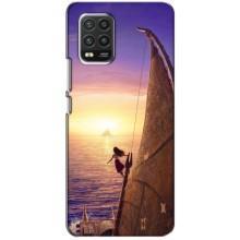 Чехол с мультфильмом Моана Xiaomi Mi 10 Lite (Моана в море)