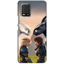 Чехол как приручить дракона на Xiaomi Mi 10 Lite – Гикавка и Астрид