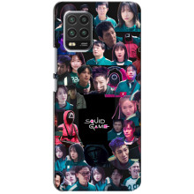 Чехол Гра в кальмара для Xiaomi Mi 10 Lite – Коллаж игры кальмара