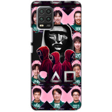 Чехол Гра в кальмара для Xiaomi Mi 10 Lite – Персонажи игры кальмара