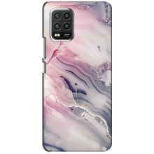 Мраморный чехол на Xiaomi Mi 10 Lite (VPrint) (Пурпурный Мрамор)