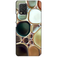 Мраморный чехол на Xiaomi Mi 10 Lite (VPrint) (Радужный Мрамор)