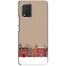Новогодние, Праздничные Чехлы для Xiaomi Mi 10 Lite - 2024 год (Зимний город)
