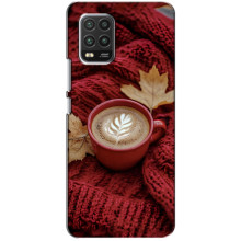 Чехол с уникальным дизайном «Осень с кофе» для Xiaomi Mi 10 Lite – Кофе на пледе