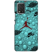 Силиконовый Чехол Nike Air Jordan на Сяоми Ми 10 Лайт (Джордан Найк)