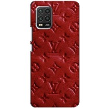 Текстурный Чехол Louis Vuitton для Сяоми Ми 10 Лайт (Красный ЛВ)