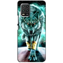 Защитные чехлы для Ксяоми Ми 10 Лайт (AlphaPrint) (ХИТ продаж) ВОЛК (Яркий волк)
