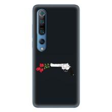 Чехлы (ART) Цветы на Xiaomi Mi 10 Pro (VPrint) (Неожиданные цветы)