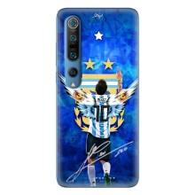 Чехлы для Xiaomi Mi 10 Pro (Leo чемпион) (AlphaPrint) (Месси сборная)