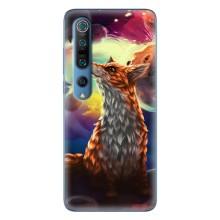 Чохли з картинкою Лисичка для Xiaomi Mi 10 Pro (VPrint) (Лисичка в космосі)