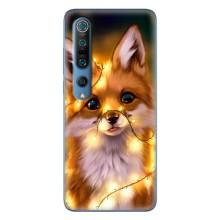 Чохли з картинкою Лисичка для Xiaomi Mi 10 Pro (VPrint) (Лисичка в гірляндах)