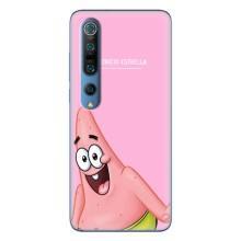 Чехол Губка Боб для Ксяоми Ми 10 Про – Персонаж Патрик