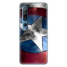 Чохол МАРВЕЛ для Сяомі Мі 10 Про (AlphaPrint) (Щит Капітана Америки)