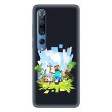 Чохол Майнкрафт на Xiaomi Mi 10 Pro (AlphaPrint) Minecraft (персонажі Minecraft)
