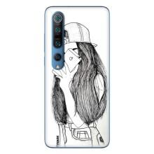 Чохол з друком для Xiaomi Mi 10 Pro - (Мода) (AlphaPrint) (Фото дівчини)