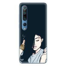 Чохол з друком для Xiaomi Mi 10 Pro - (Мода) (AlphaPrint) (Гарна дівчина)