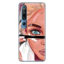 Чохол з друком для Xiaomi Mi 10 Pro - (Мода) (AlphaPrint) (Макіяж)