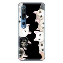 Чохол на Сяомі Мі 10 Про з Котиками (VPrint) (Погляд котиків)