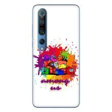 Чохли Амонг Ас для Xiaomi Mi 10 Pro (AlphaPrint) (Яскравий АмонгАс)