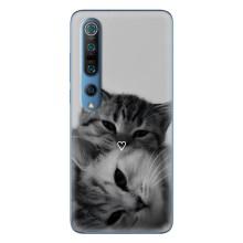 Чехол с рисунком кот на Xiaomi Mi 10 Pro – Пара котов