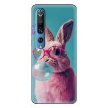 Чехол с принтом стильные животные для Ксяоми Ми 10 Про – Кролик в очках