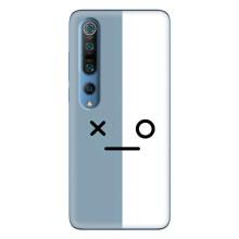 Силиконовые Чехлы (смешные стикеры) для Xiaomi Mi 10 Pro – Серо-белый