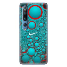 Силиконовый Чехол на Xiaomi Mi 10 Pro с картинкой Nike – Найк зеленый