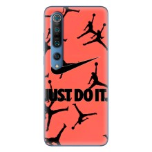 Силиконовый Чехол Nike Air Jordan на Ми 10 Про – Just Do It