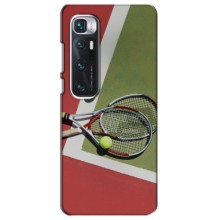 Чехлы с принтом Спортивная тематика для Xiaomi Mi 10 Ultra – Ракетки теннис