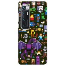 Чохол Майнкрафт на Xiaomi Mi 10 Ultra (AlphaPrint) Minecraft (Колаж Майнкрафт)