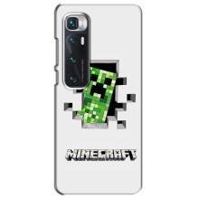 Чохол Майнкрафт на Xiaomi Mi 10 Ultra (AlphaPrint) Minecraft (кріпер Майнкрафт)