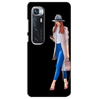Чехол с картинкой Модные Девчонки Xiaomi Mi 10 Ultra – Девушка со смартфоном
