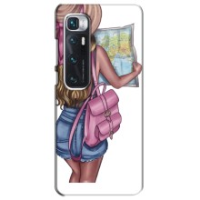 Чехол Стильные девушки на Xiaomi Mi 10 Ultra (Девушка Путешественник)