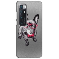 Чехол (ТПУ) Милые собачки для Xiaomi Mi 10 Ultra (Бульдог в очках)