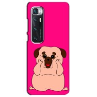 Чехол (ТПУ) Милые собачки для Xiaomi Mi 10 Ultra (Веселый Мопсик)