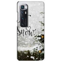 Новогодние, Праздничные Чехлы для Xiaomi Mi 10 Ultra - 2024 год (Let it snow)