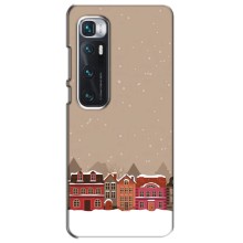 Новорічні, Святкові Чохли для Xiaomi Mi 10 Ultra - 2024 год (Зимове місто)
