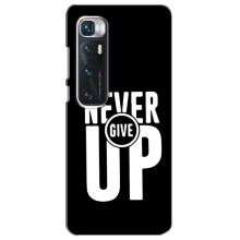 Силиконовый Чехол на Xiaomi Mi 10 Ultra с картинкой Nike – Never Give UP