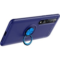TPU чохол Deen ColorRing під магнітний тримач (opp) для Xiaomi Mi 10 / Mi 10 Pro – Синій