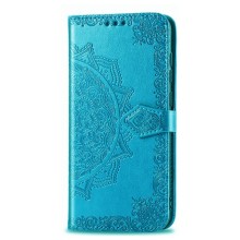 Шкіряний чохол-книжка Art Case з візитницею для Xiaomi Mi 10/ Mi 10 Pro – Блакитний