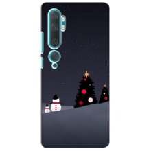 Чехлы на Новый Год Xiaomi Mi 10 – Снеговички