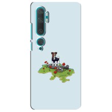 Чехлы с картинкой собаки Патрон для Xiaomi Mi 10 (AlphaPrint) (Сапер Пес)